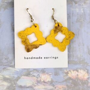 Yellow Diamond Earrings